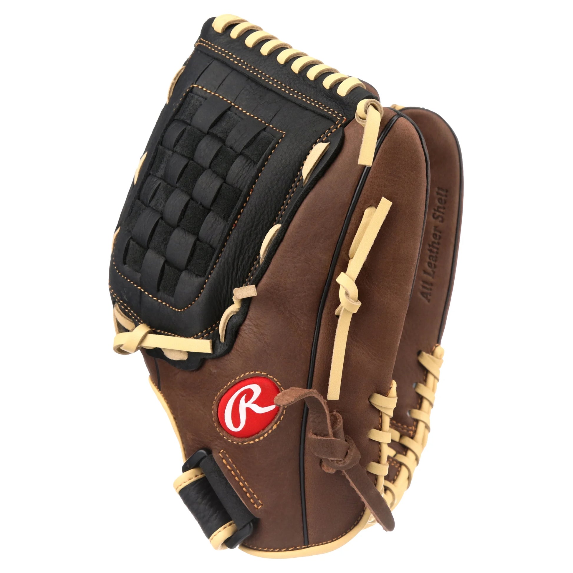 | 12.5" RBG36 Recreational Baseball & Softball Glove | All-Leather Shell | Right Hand Throw