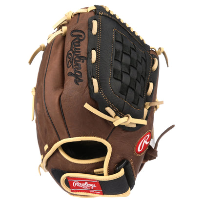 | 12.5" RBG36 Recreational Baseball & Softball Glove | All-Leather Shell | Right Hand Throw