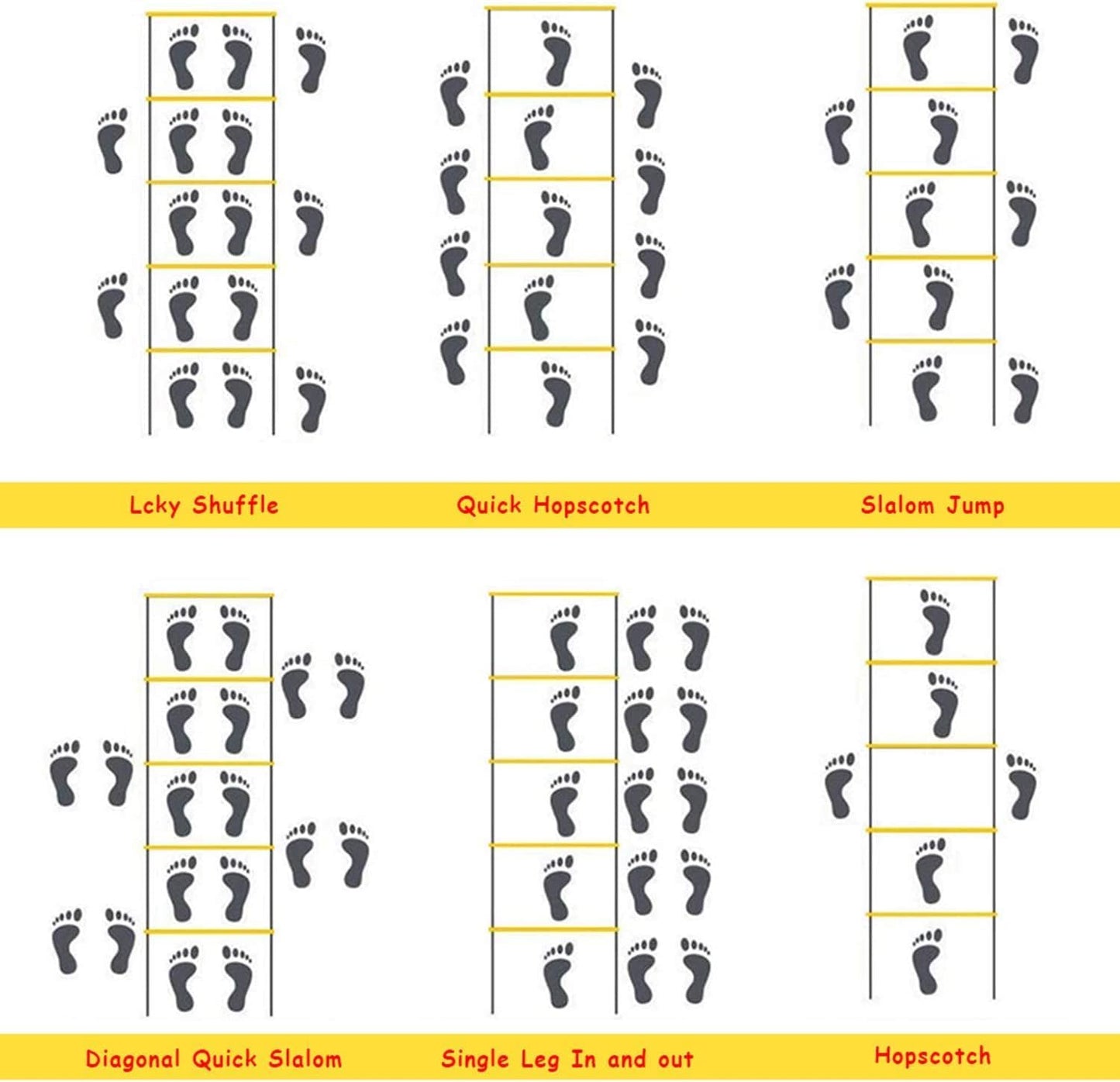 Pro Speed & Agility Training Set—Includes 12 Rung 20Ft Adjustable Agility Ladder