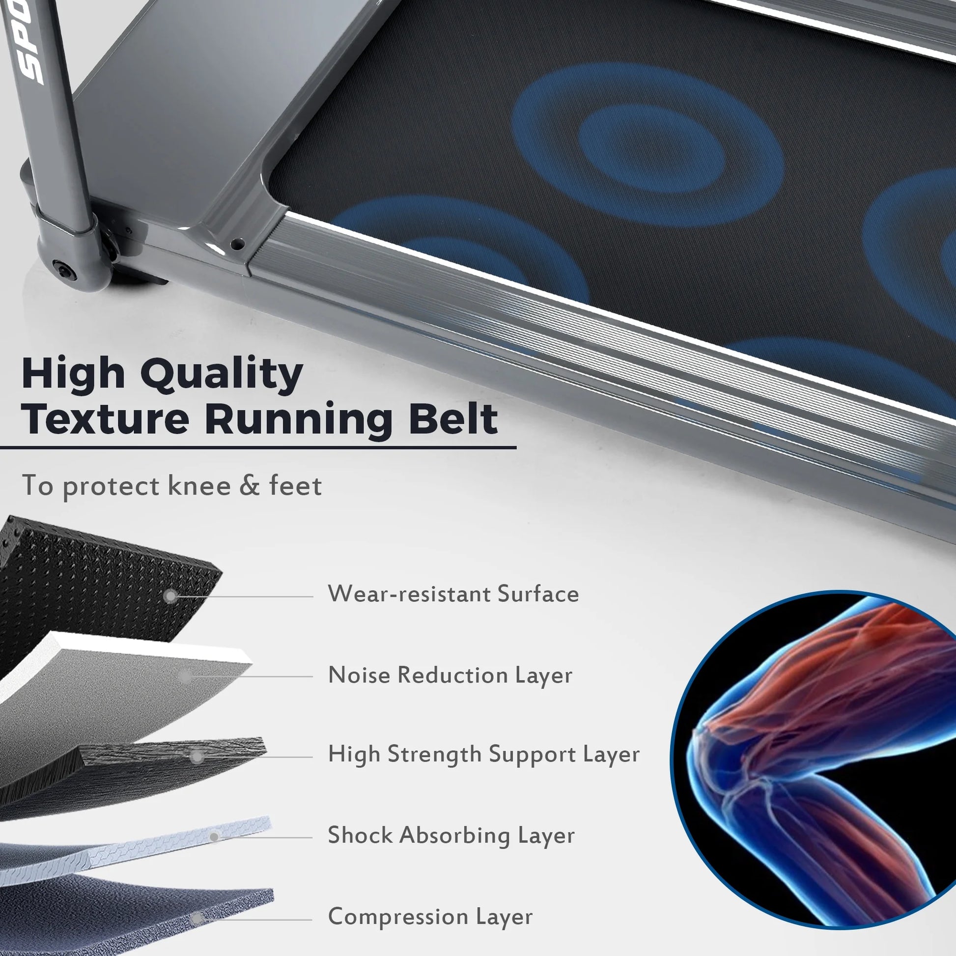 Folding Electric 3.5HP Treadmill Medium Running Machine Motorised Gym 330Lbs Treadmill Foldable for Home Gym Fitness Workout Jogging Walking,Electric Motorized Power 14KM/H